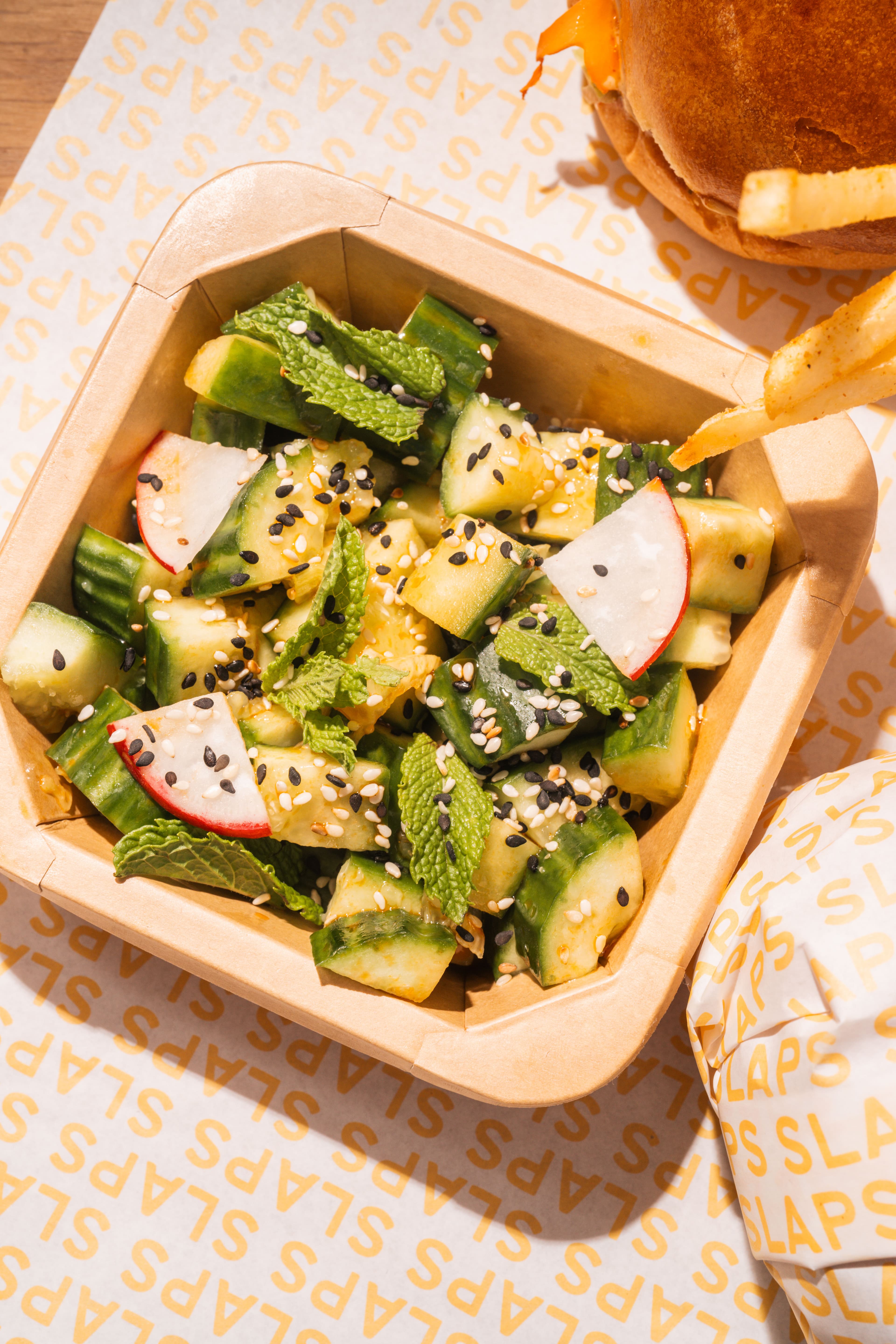 Cucumber Salad from SLAPS Sandos